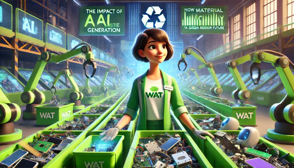 We Are Tech WAT Blog Article: The Impact of AI on E-Waste Generation: How Technology Can Contribute to a Greener Future.